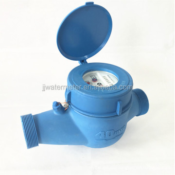 DN40 Multi-jet Dry dial cold Plastic nylon digital Water Meter